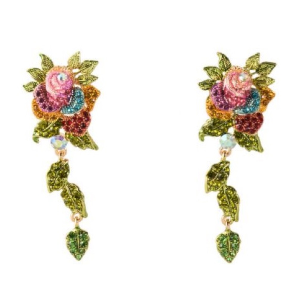 SUMMER GARDEN DANGLE EARRING IN MULTI